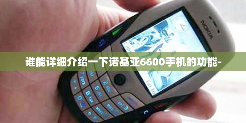 谁能详细介绍一下诺基亚6600手机的功能-