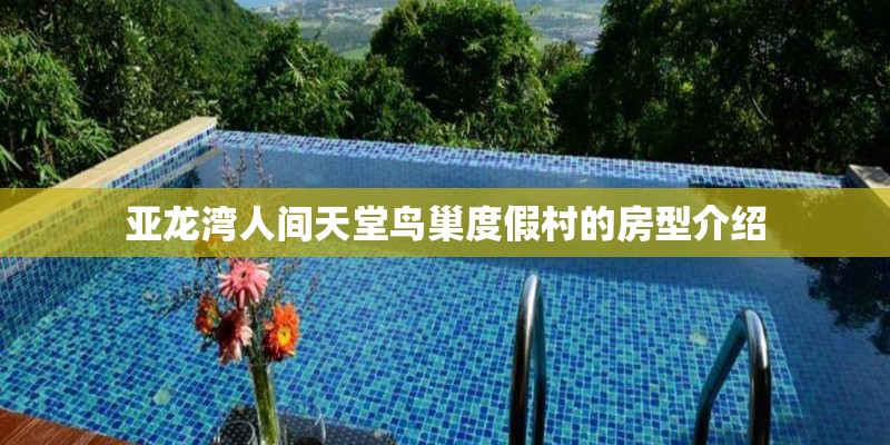亚龙湾人间天堂鸟巢度假村的房型介绍