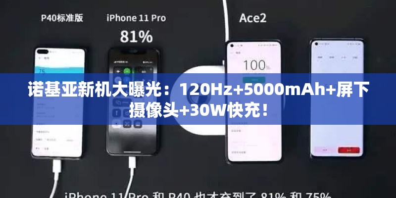 诺基亚新机大曝光：120Hz+5000mAh+屏下摄像头+30W快充！