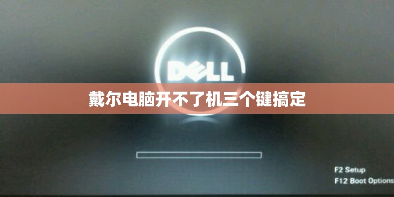 戴尔电脑开不了机三个键搞定