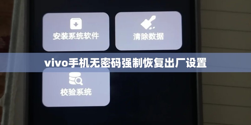 vivo手机无密码强制恢复出厂设置