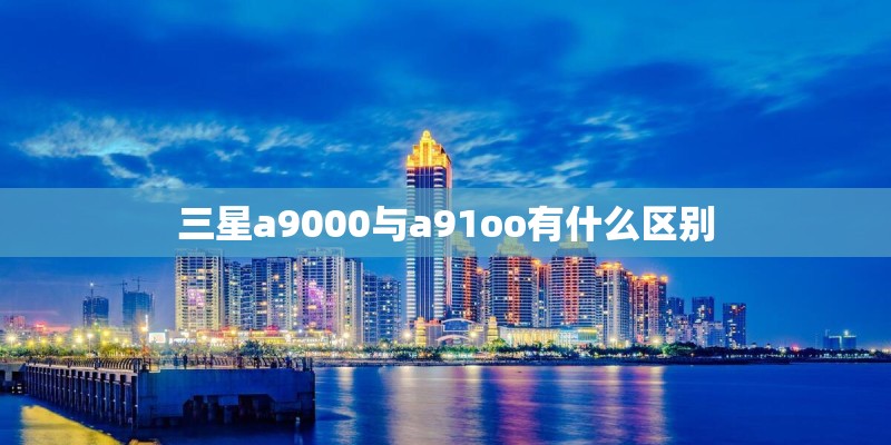 三星a9000与a91oo有什么区别