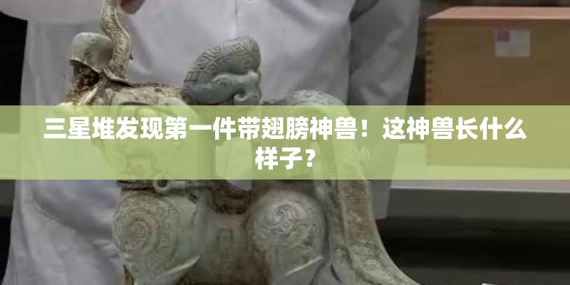 三星堆发现第一件带翅膀神兽！这神兽长什么样子？