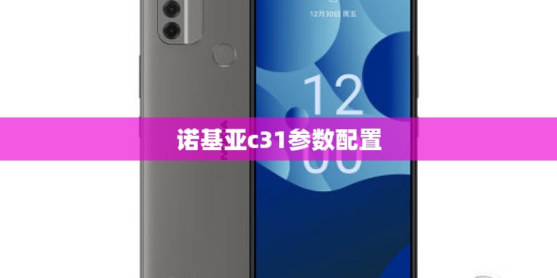 诺基亚c31参数配置 诺基亚c31参数配置