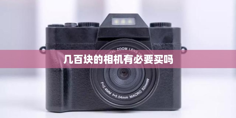 几百块的相机有必要买吗